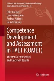 Tapa de Competence Development And Assessment In Tvet Comet Theoretical Framework And Empirical Results