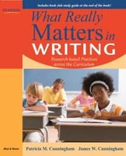Tapa de What Really Matters In Writing Researchbased Practices Across The Elementary Curriculum