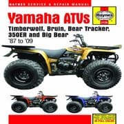 Tapa de Yamaha Timberwolf Bruin Bear Tracker 350er And Big Bear Atv Service And Repair Manual