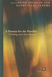 Tapa de A Passion For The Possible Thinking With Paul Ricoeur
