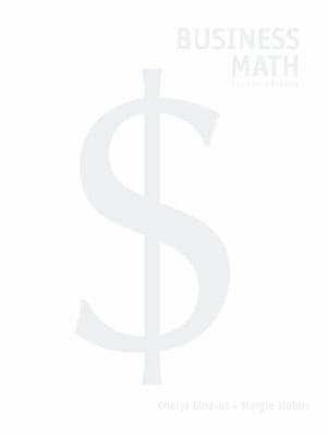 Tapa de Business Math Study Guide Ph Math Tutor Center