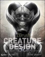 Tapa de Zbrush Creature Design Creating Dynamic Concept Imagery For Film And Games