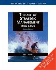 Tapa de Theory Of Strategic Management With Cases
