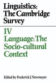 Tapa de Language The Sociocultural Context