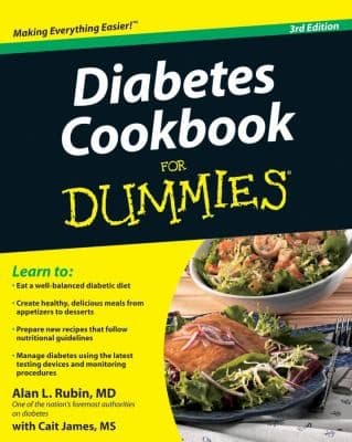 Tapa de Diabetes Cookbook For Dummies