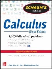 Tapa de Schaums Outlines Calculus