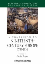 Tapa de A Companion To Nineteenthcentury Europe 17891914