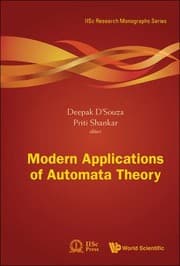 Tapa de Modern Applications Of Automata Theory Dsouza Deepak Ed