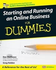 Tapa de Starting And Running An Online Business For Dummies