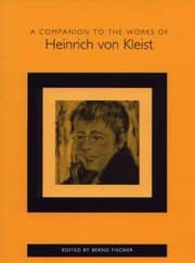 Tapa de A Companion To The Works Of Heinrich Von Kleist