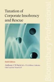 Tapa de Taxation In Corporate Insolvency And Rescue A Practical Guide To The Taxation Of Insolvent Companies Their Creditors And Shareholders And Of Company Rescues