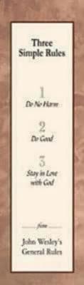 Tapa de Three Simple Rules Bookmark Package of 25