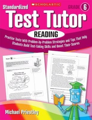 Tapa de Standardized Test Tutor Practice Tests With Questionbyquestion Strategies And Tips That Help Students Build Testtaking Skills And Boost Their Scores