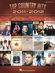 Tapa de Top Country Hits 20112012 Piano Vocal Guitar