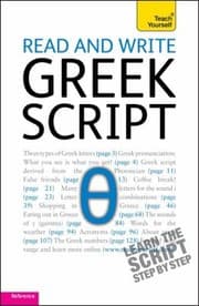Tapa de Read And Write Greek Script