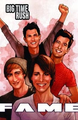 Tapa de FAME: Big Time Rush: The Graphic Novel