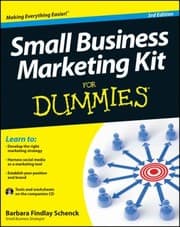 Tapa de Small Business Marketing Kit For Dummies