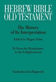 Tapa de Hebrew Bible Old Testament The History Of Its Interpretation