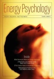 Tapa de Energy Psychology Journal Theory Research And Treatment