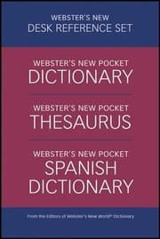 Tapa de Websters New Pocket Desk Set Target Edition