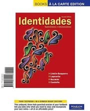 Tapa de Identidades Books A La Carte Edition