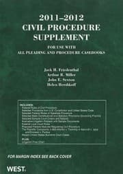 Tapa de 20112012 Civil Procedure Supplement