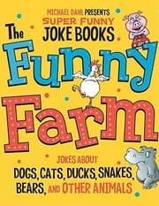 Tapa de The Funny Farm Jokes About Dogs Cats Ducks Snakes Bears And Other Animals