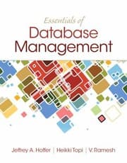 Tapa de Essentials Of Database Management