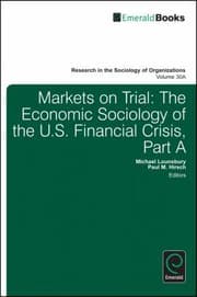 Tapa de Markets On Trial The Economic Sociology Of The Us Financial Crisis