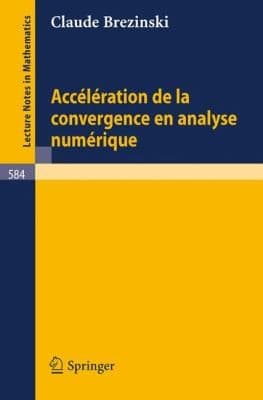 Tapa de Acclration De La Convergence En Analyse Numrique