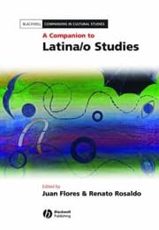 Tapa de A Companion To Latinao Studies