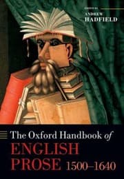 Tapa de The Oxford Handbook Of English Prose 15001640