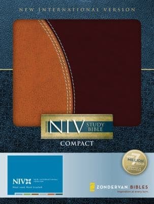 Tapa de Zondervan Study BibleNIVCompact