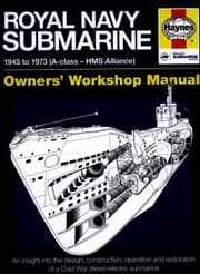 Tapa de Royal Navy Submarine Manual 1945 Onward A Class Hms Alliance