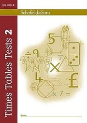 Tapa de Times Tables Tests Book 2