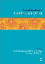 Tapa de The Sage Handbook Of Health Care Ethics Core And Emerging Issues