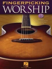 Tapa de Fingerpicking Worship 15 Songs Arranged For Solo Guitar In Standard Notation Tablature