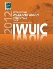 Tapa de 2012 International Wildlandurban Interface Code