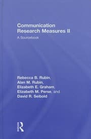 Tapa de Communication Research Measures Ii A Sourcebook