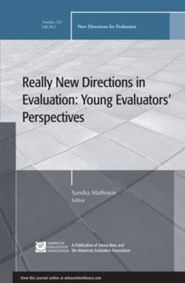Tapa de Really New Directions In Evaluation Young Evaluators Perspectives