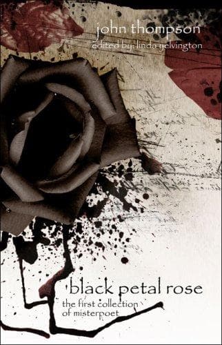 Tapa de black petal rose