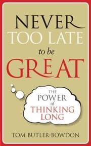 Tapa de Never Too Late To Be Great