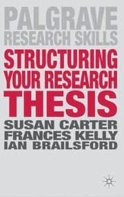 Tapa de Structuring Your Research Thesis