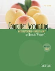 Tapa de Computer Accounting with Peachtree Complete 2003 Release 100 C 2004