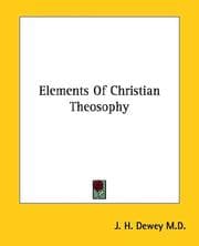 Tapa de Elements Of Christian Theosophy