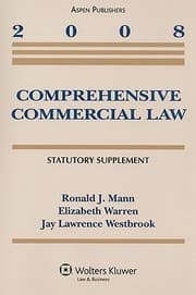 Tapa de Comprehesive Commercial Law 2008 Supplement