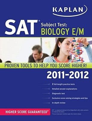 Tapa de Sat Subject Test Biology Em