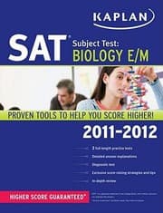 Tapa de Sat Subject Test Biology Em