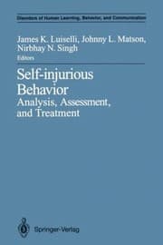 Tapa de Selfinjurious Behavior Analysis Assessment And Treatment