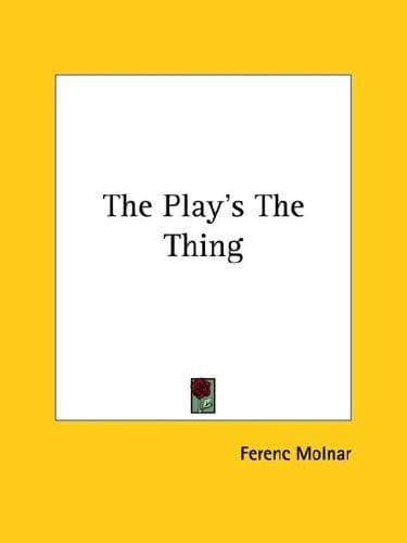 Tapa de The play's the thing